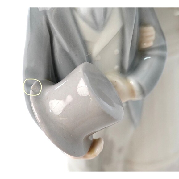 Vtg LLADRO 'BRIDE & GROOM' FIGURINE Handmade Porcelain Retired 4808 - Picture 9 of 16